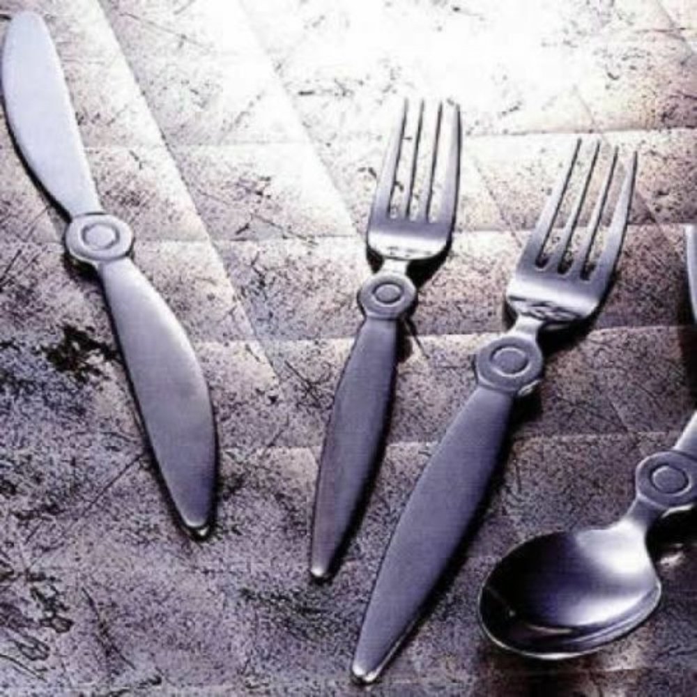 New Sasaki Propella Propeller 5 pc Stainless Steel Placesetting Helicopter
